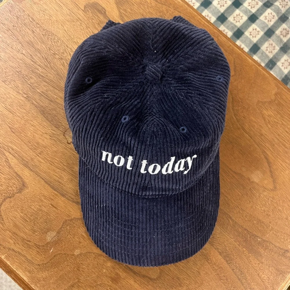 NWOT Aerie Hat - navy blue - Picture 3 of 3